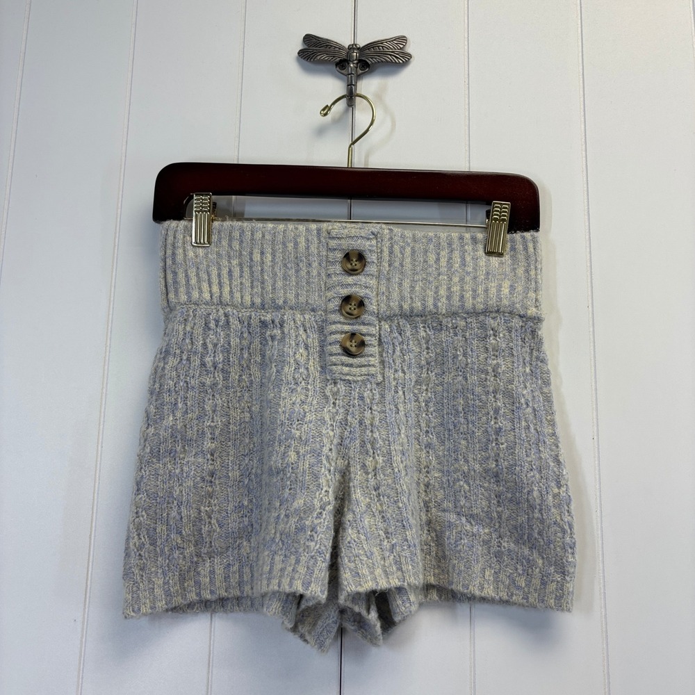 Out From Under Urban Outfitters Boho Cablke Knit Shorts Size S Festival Clubwear